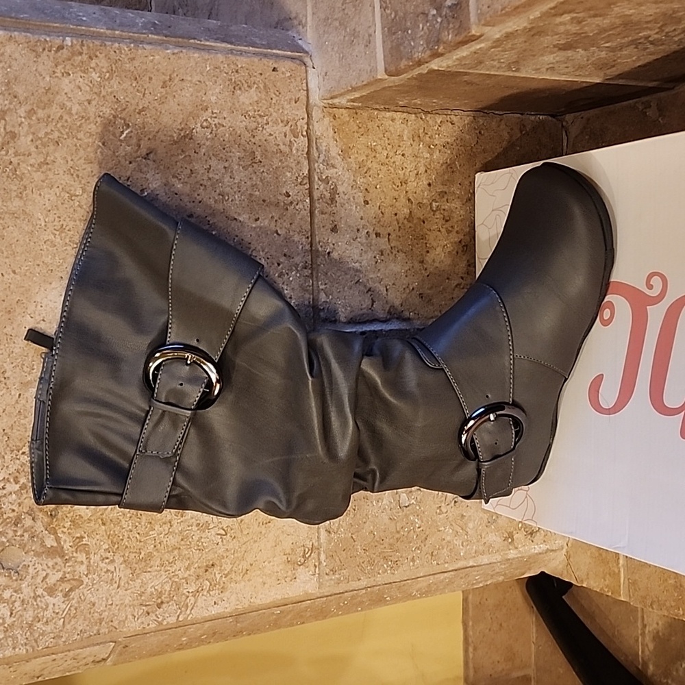 Grey Boots